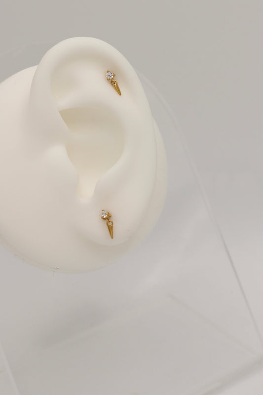 Ziggi Flatback Earring