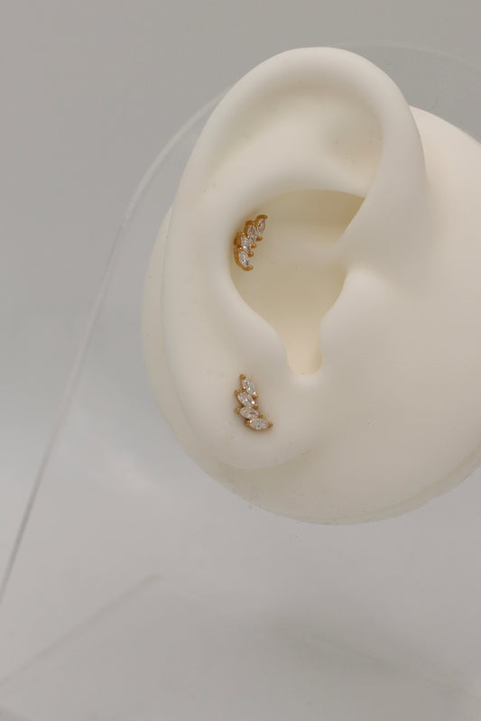 Quezon Flatback Earring