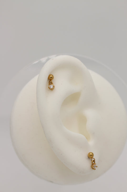 Natal Flatback Earring