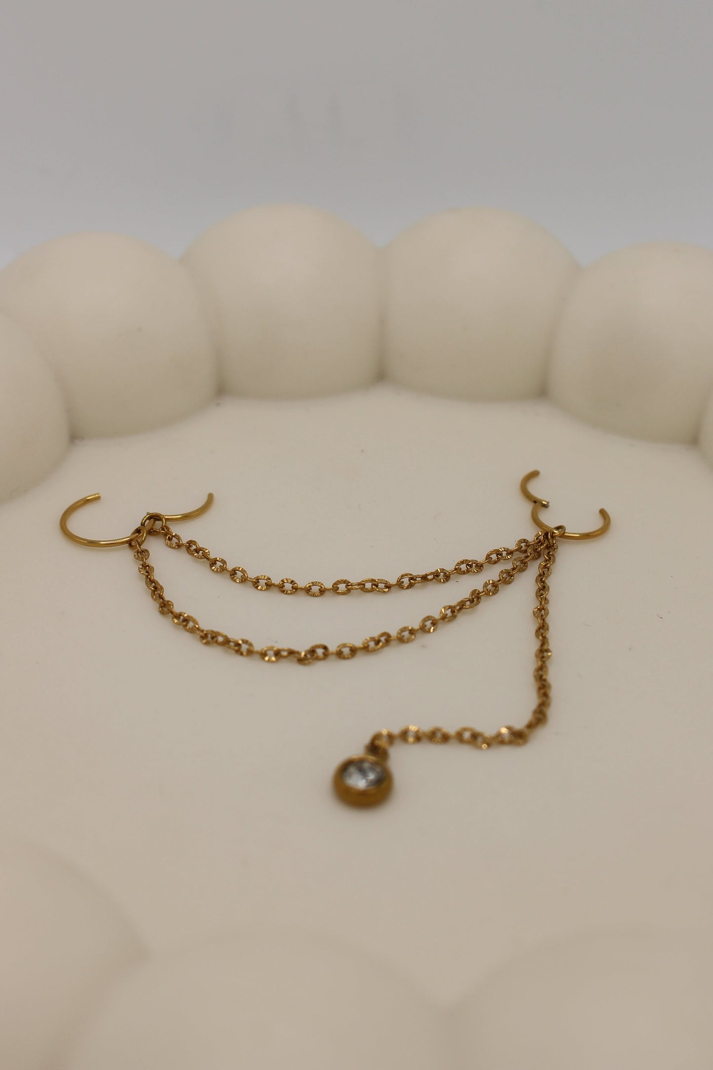 Waverly Huggie Chain Drop