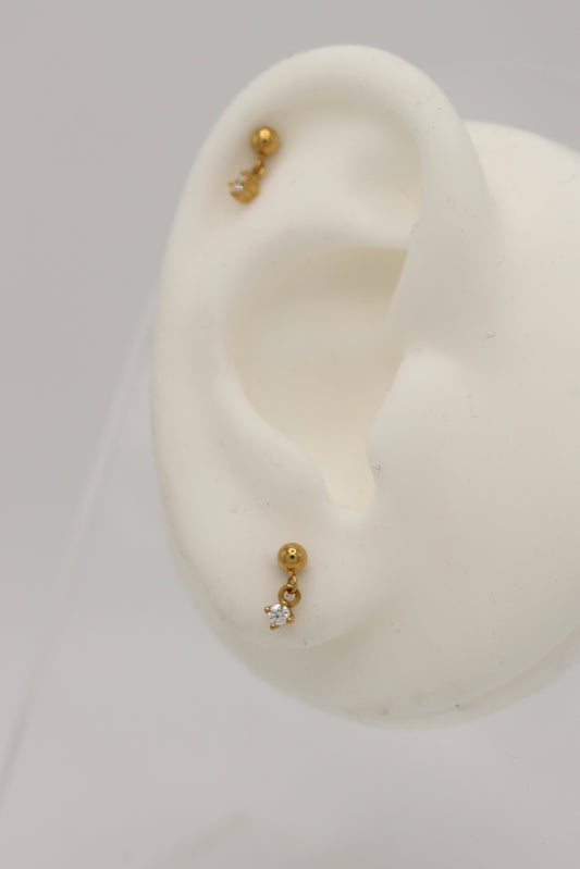 Natal Flatback Earring